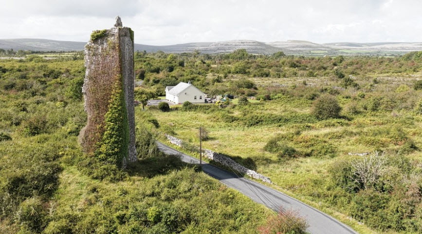 Cloondooan Castle/Boston Castle, Boston, County Clare, Ireland, Ireland
